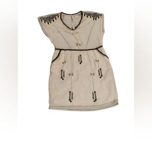 Hoss Intropia Embroidered Boho Summer Dress Sz 38 US Sz 8
